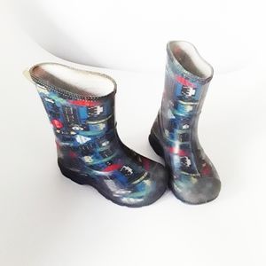 Mincraft Style Rain Boots
